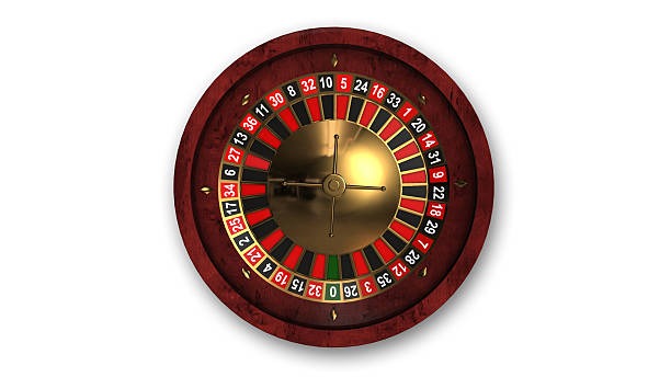 Monopoly Live studio setup showing the main wheel and live host